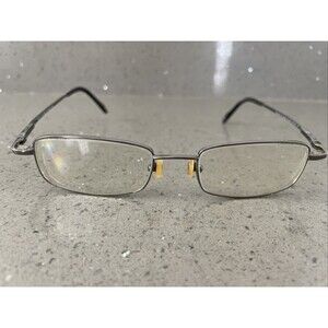 SMART CLIP Eyeglasses Frames ONLY 505T TITANIUM Black Chrome 54-18-140 full rim